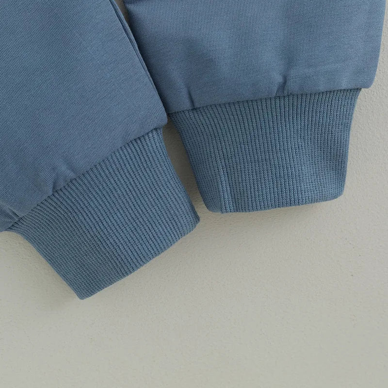 RUEWEY Baby Boy Contrast Color Pant Sets Spring Autumn Clothes Long Sleeve Sweatshirt Tops and Bottom Sets Baby Items Clothing - Shopfly.co.uk
