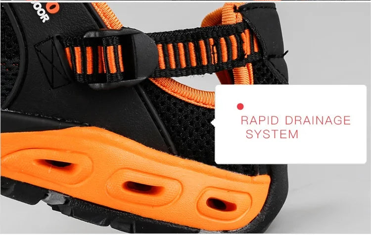 HUMTTO Summer Wading Hiking Shoes for Men Outdoor Man Sneakers Breathable Quick Drying Sports Trekking Beach Barefoot Mens Shoes - Shopfly.co.uk