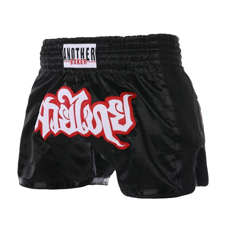MMA Shorts for Kids & Adults, Muay Thai Shorts Boxing, Embroidered, Martial Arts Clothing for Muay Thai and Taekwondo Training - Shopfly.co.uk