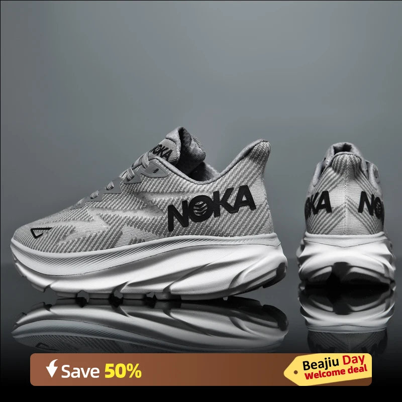 Men Sports Running Shoes Casual Carbon Plate Marathon Breathable Lightweight Women's Comfortable Athletic Nonskid Sneakers - Shopfly.co.uk