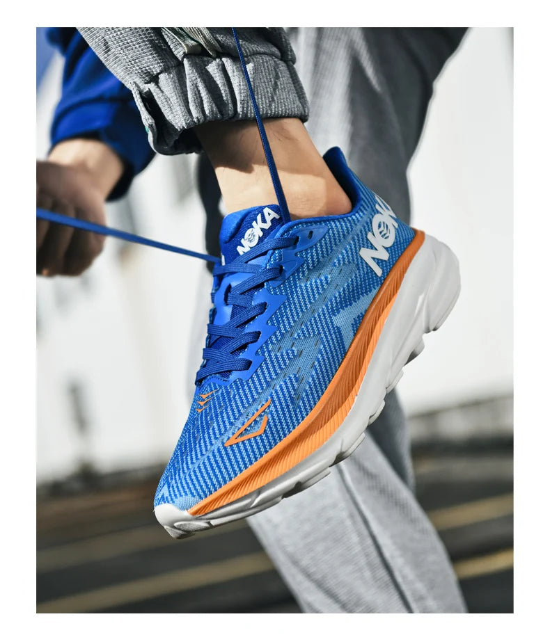 Men Sports Running Shoes Casual Carbon Plate Marathon Breathable Lightweight Women's Comfortable Athletic Nonskid Sneakers - Shopfly.co.uk