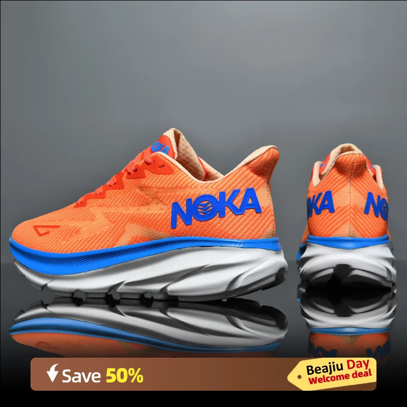 Men Sports Running Shoes Casual Carbon Plate Marathon Breathable Lightweight Women's Comfortable Athletic Nonskid Sneakers - Shopfly.co.uk