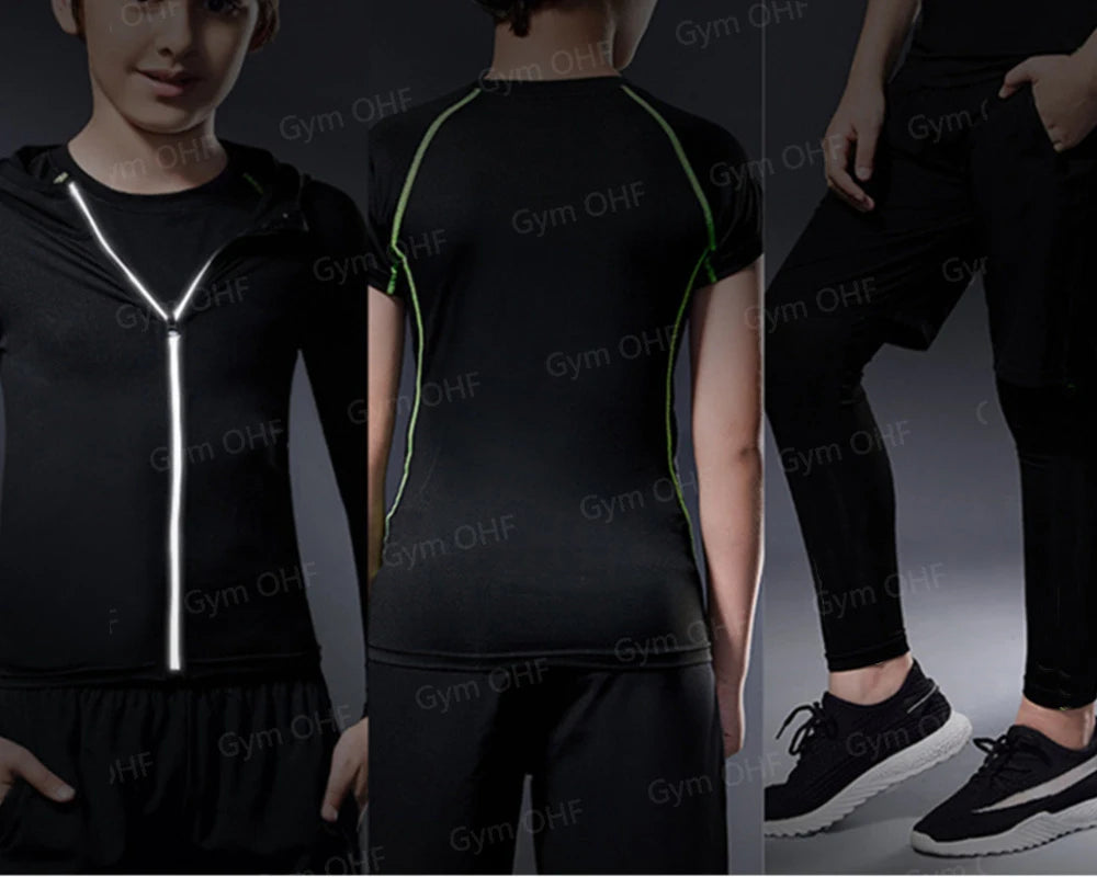 Kids Tshirt Summer Children Short Sleeve Tops Boys Girls Letter Print Kids Clothes Rashguard Sports Style T Shirt Pants Shorts