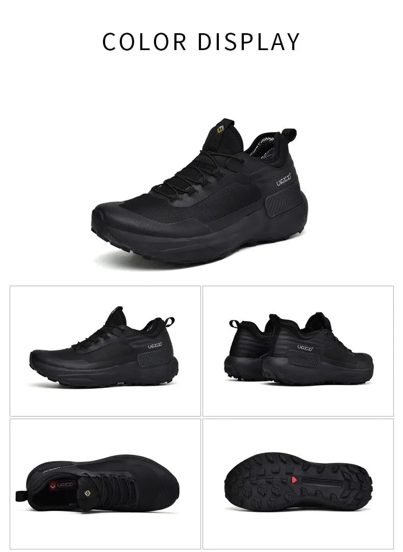 Men's New Running Shoes Sports Casual Walking Shoes Comfortable Soft Sole Waterproof Outdoor Shoes Men Platform Non-Slip - Shopfly.co.uk