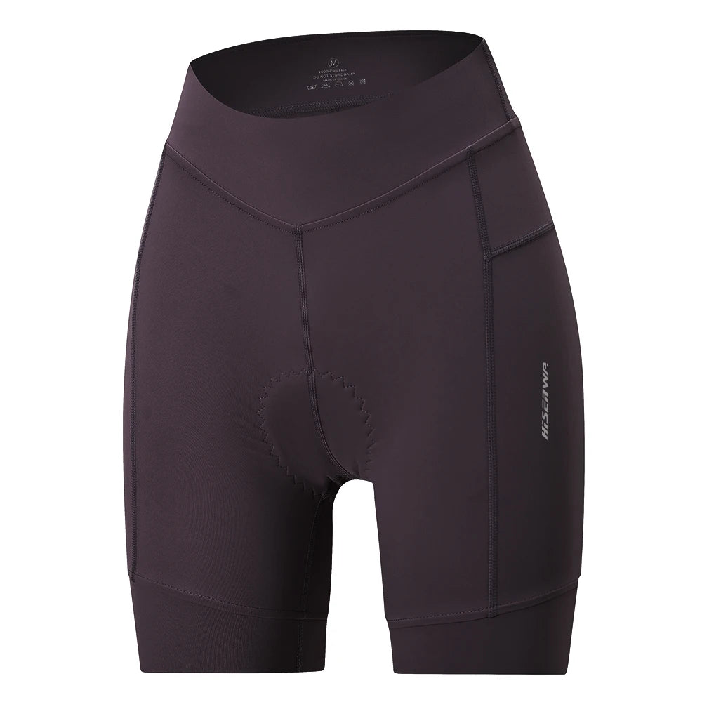 HISERWA Women Cycling Shorts High Quality MTB Bike Shorts 6 Hours Riding Shockproof Pad Breathable Lycra Sports Bicycle Tights - Shopfly.co.uk
