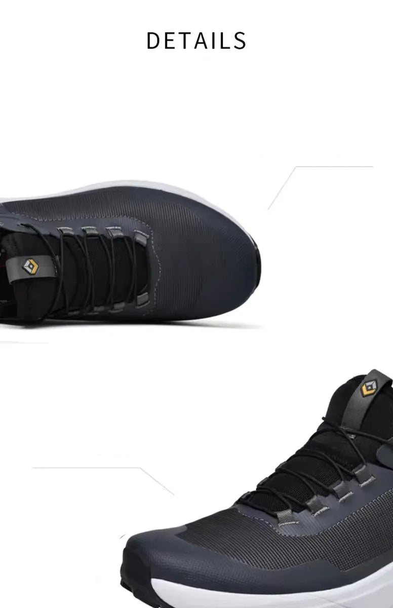 Men's New Running Shoes Sports Casual Walking Shoes Comfortable Soft Sole Waterproof Outdoor Shoes Men Platform Non-Slip - Shopfly.co.uk