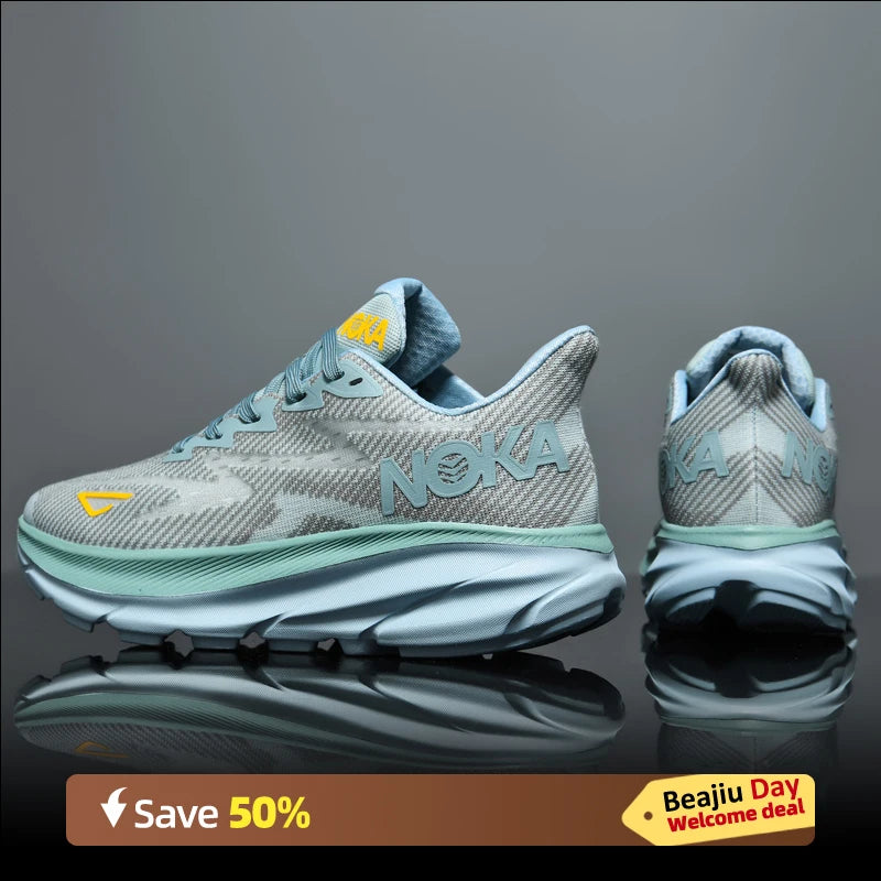 Men Sports Running Shoes Casual Carbon Plate Marathon Breathable Lightweight Women's Comfortable Athletic Nonskid Sneakers - Shopfly.co.uk