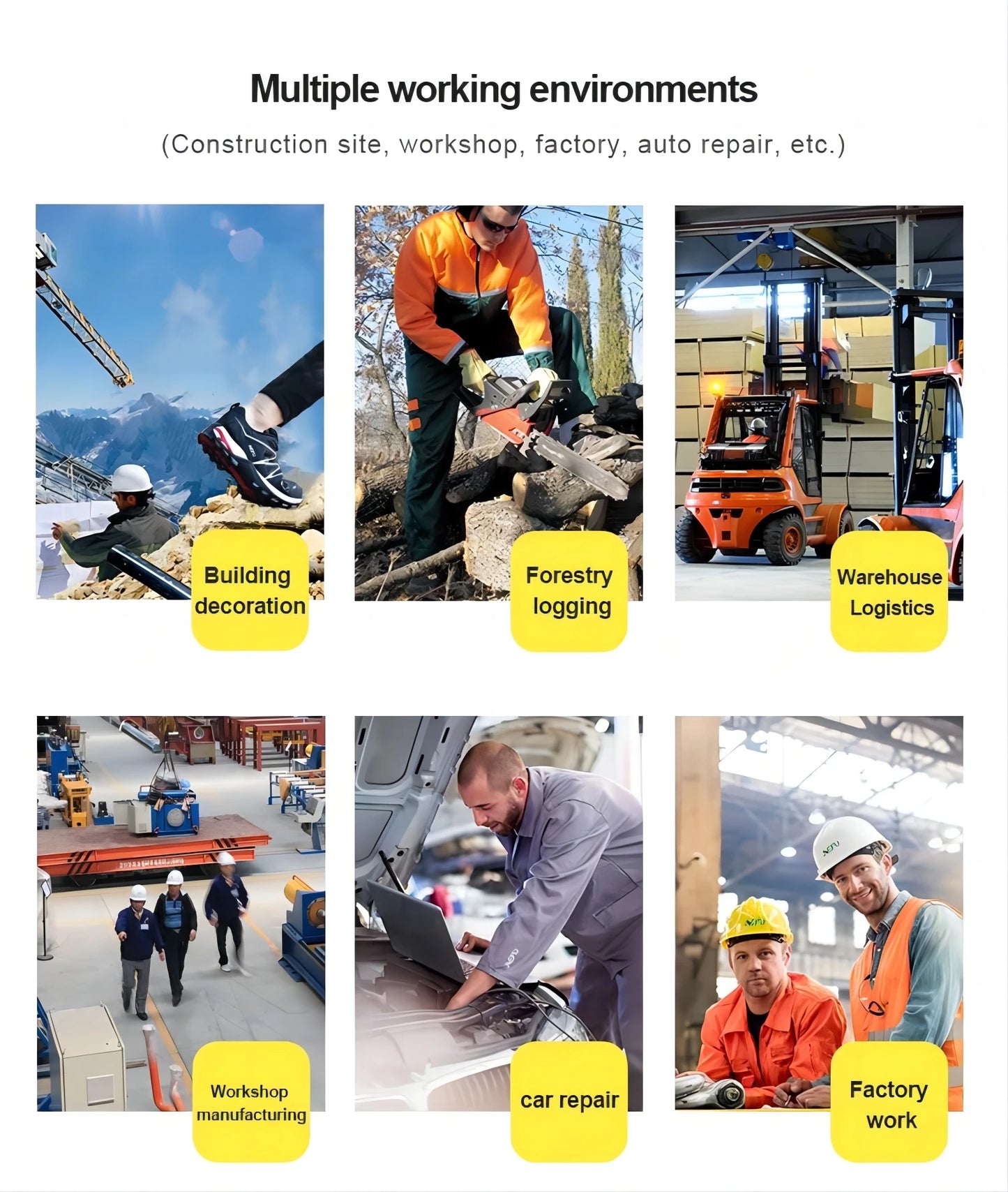Lightweight Breathable Rotary Buckle Work Sneakers Protective Shoes Safety Industrial Puncture-Proof Anti-smash Steel Toe Shoes - Shopfly.co.uk