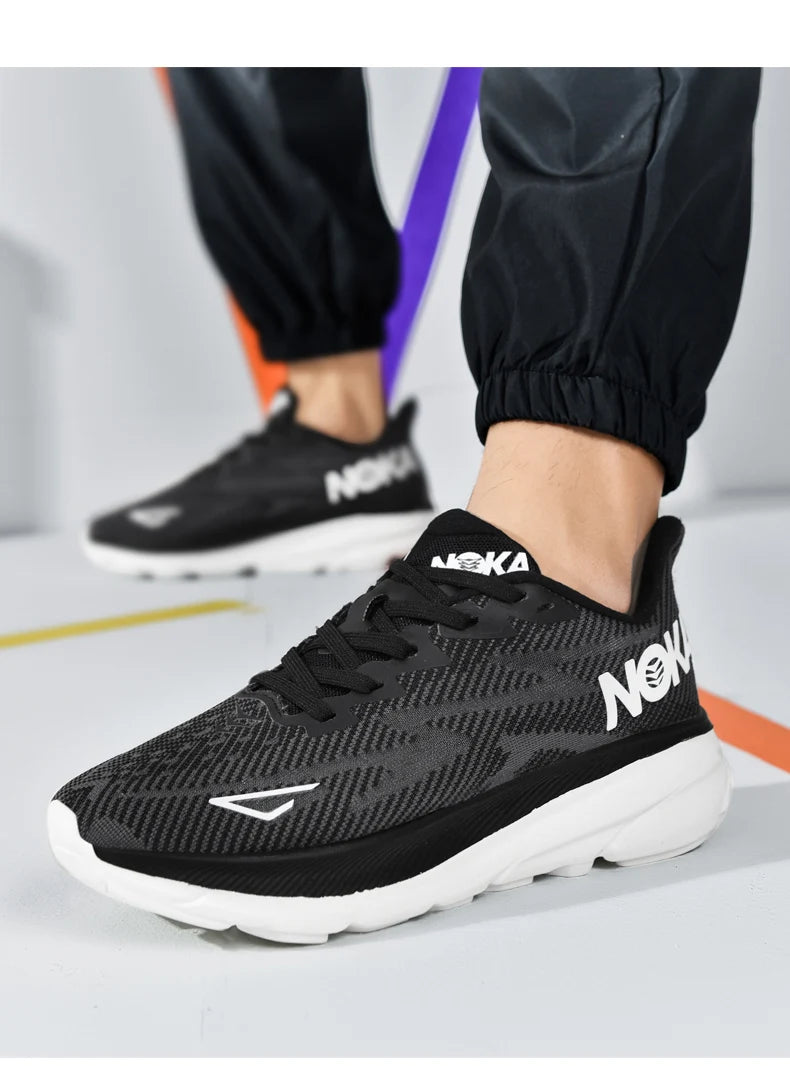 Men Sports Running Shoes Casual Carbon Plate Marathon Breathable Lightweight Women's Comfortable Athletic Nonskid Sneakers - Shopfly.co.uk