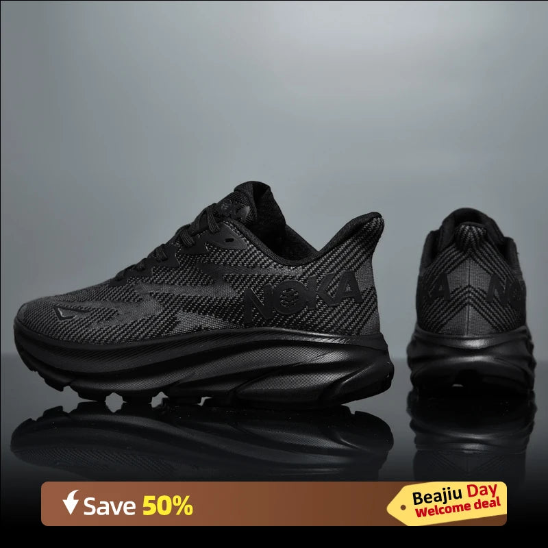 Men Sports Running Shoes Casual Carbon Plate Marathon Breathable Lightweight Women's Comfortable Athletic Nonskid Sneakers - Shopfly.co.uk