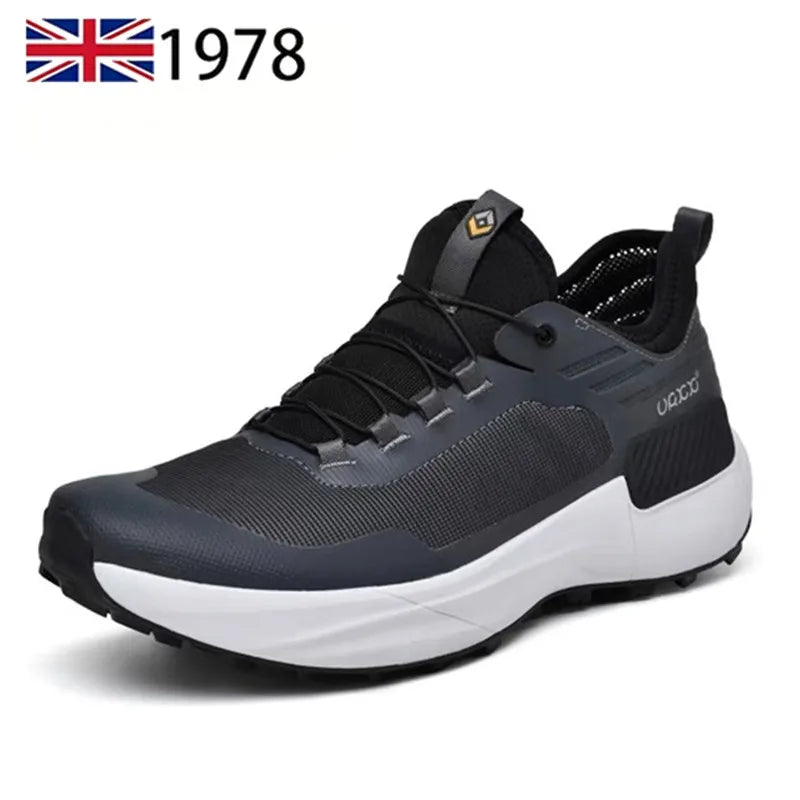 Men's New Running Shoes Sports Casual Walking Shoes Comfortable Soft Sole Waterproof Outdoor Shoes Men Platform Non-Slip - Shopfly.co.uk