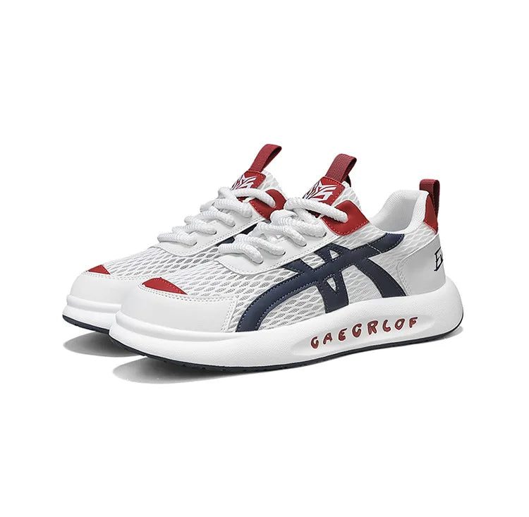 Size 39-44 Men's Shoes Breathable Mesh Casual Sports Shoes Versatile Thick Sole Height Increase Daddy Shoes - Shopfly.co.uk