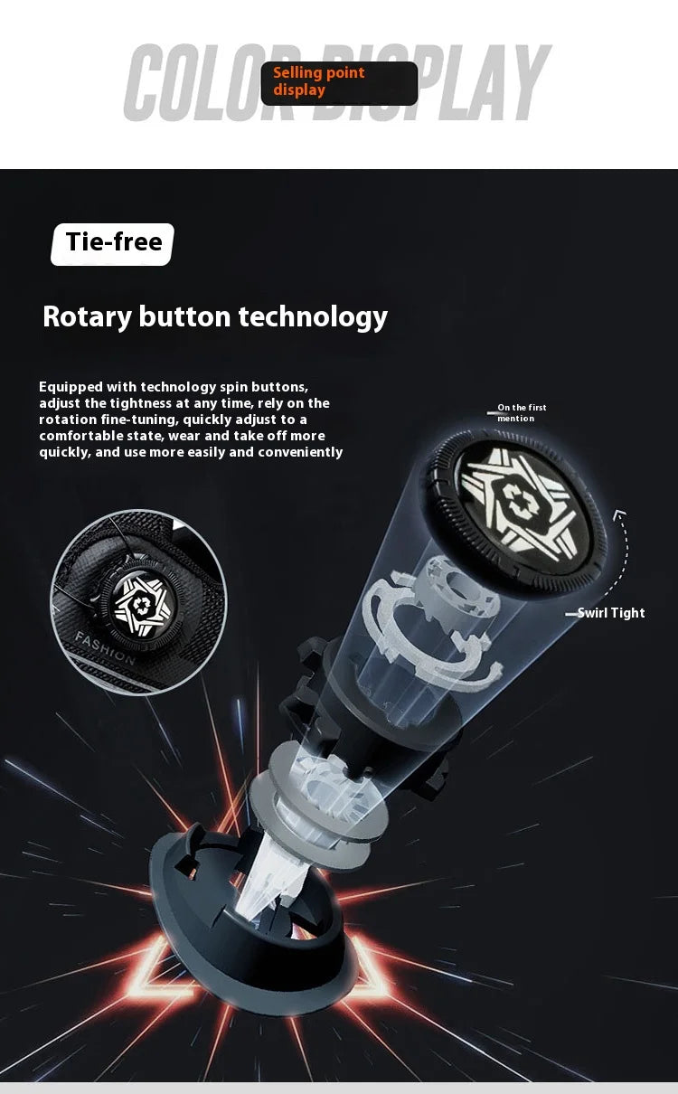 Lightweight Breathable Rotary Buckle Work Sneakers Protective Shoes Safety Industrial Puncture-Proof Anti-smash Steel Toe Shoes - Shopfly.co.uk