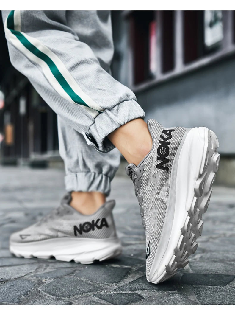 Men Sports Running Shoes Casual Carbon Plate Marathon Breathable Lightweight Women's Comfortable Athletic Nonskid Sneakers - Shopfly.co.uk