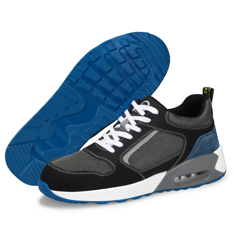 Fashion Security Shoes For Men Women Work Shoes Anti-smash Steel Toe Shoes Anti-puncture Protective Shoes Air Cushion Sneakers - Shopfly.co.uk