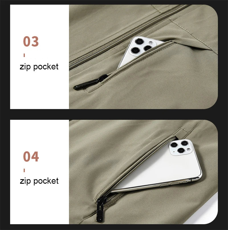 2024 New Fashion Men's Vest Windproof Solid Sleeveless Jacket Motorcycle Ourdoor Waterproof Biker Vest for Men Clothing - Shopfly.co.uk