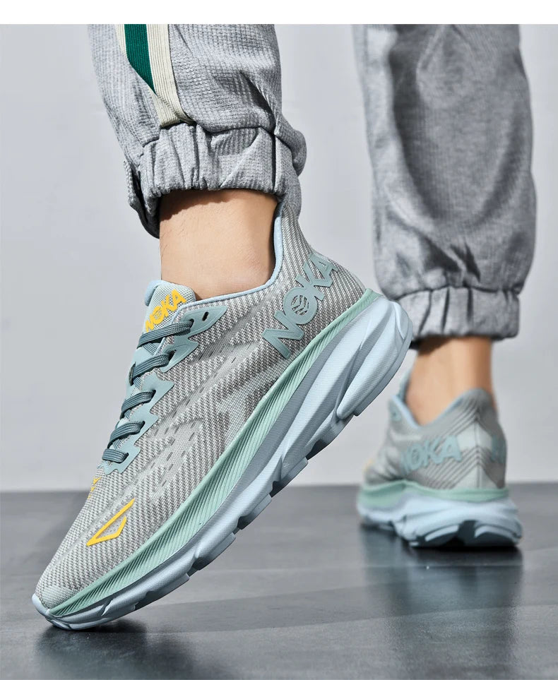 Men Sports Running Shoes Casual Carbon Plate Marathon Breathable Lightweight Women's Comfortable Athletic Nonskid Sneakers - Shopfly.co.uk