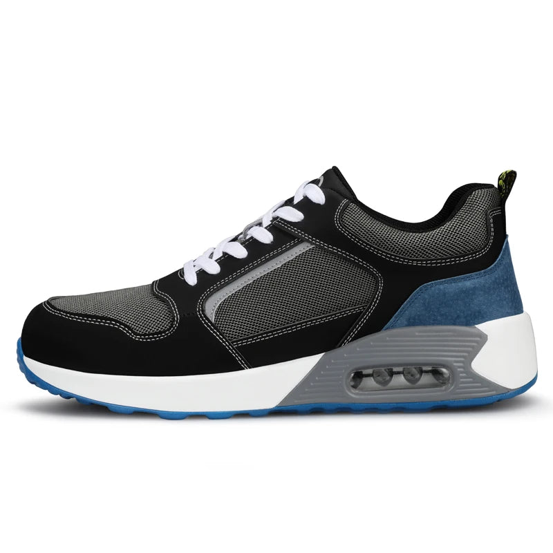 Fashion Security Shoes For Men Women Work Shoes Anti-smash Steel Toe Shoes Anti-puncture Protective Shoes Air Cushion Sneakers - Shopfly.co.uk