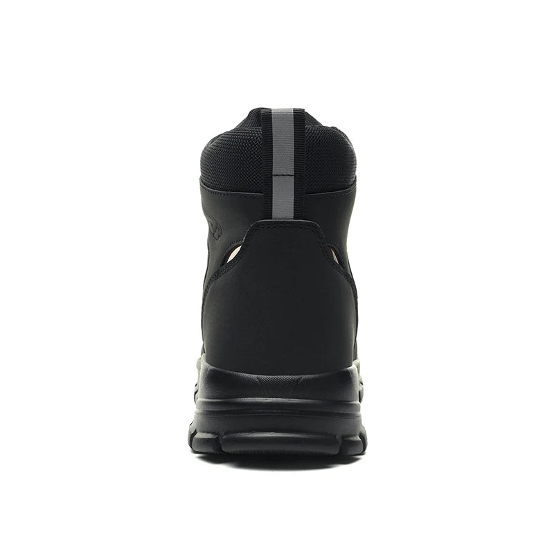 Waterproof Safety Boots Men Indestructible Steel Toe Work Boots Anti-smash Stab-resistant Safety Shoes Biker Botas Para Hombre - Shopfly.co.uk