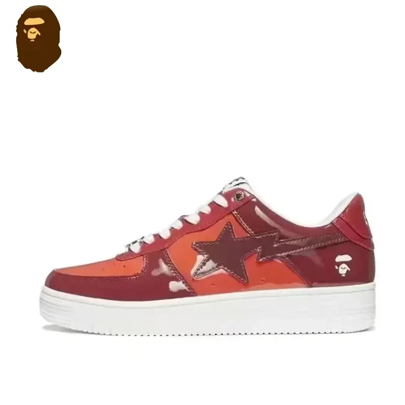 A BATHING APE Bape Sta X Marvel Hero Collection Co Branded Niche Street Vibe Fashion Casual Board Shoes Trend Shoes - Shopfly.co.uk