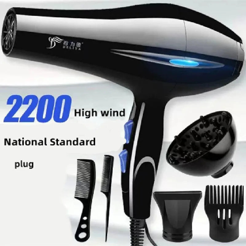 Freely match with a hair dryer and a full set of accessories with a large and small power hair dryer. - Shopfly.co.uk