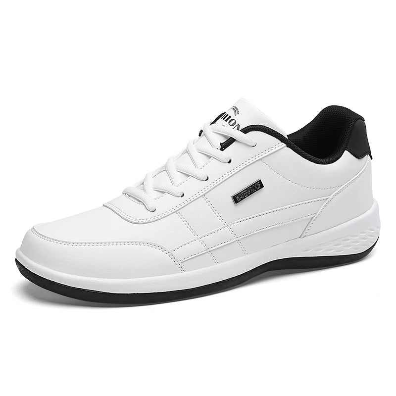 New Leather Men's Shoes, Sports Shoes, Fashion, Brisk Walking, Luxury Shoes, Breathable, Anti Slip, Casual Vulcanized Shoes38-46 - Shopfly.co.uk