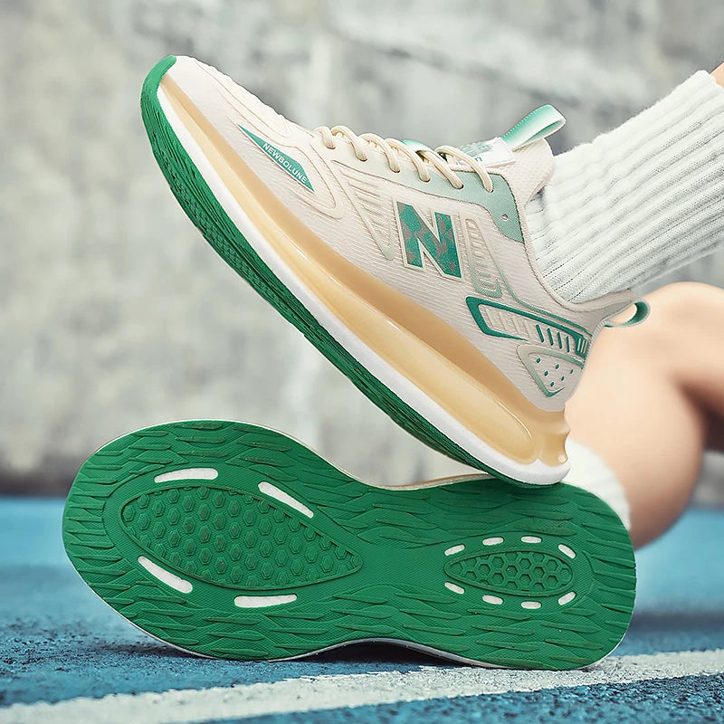 Sports Shoes for Men Mesh Breathable Comfortable Outdoor Sports Trendy Lace-up Sneakers 2025 New Casual Running Shoes for Man - Shopfly.co.uk