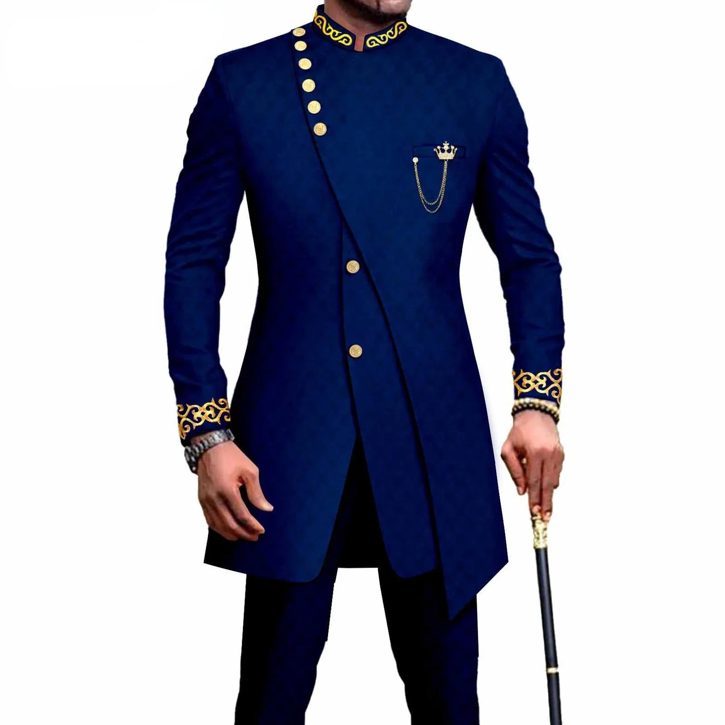 New Casual Men's Suit Slim Two-piece Set Costume Homme Suits for Costume Homme Pour Mariage Terno Masculino Completo - Shopfly.co.uk