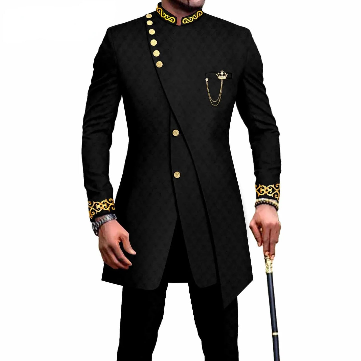 New Casual Men's Suit Slim Two-piece Set Costume Homme Suits for Costume Homme Pour Mariage Terno Masculino Completo - Shopfly.co.uk