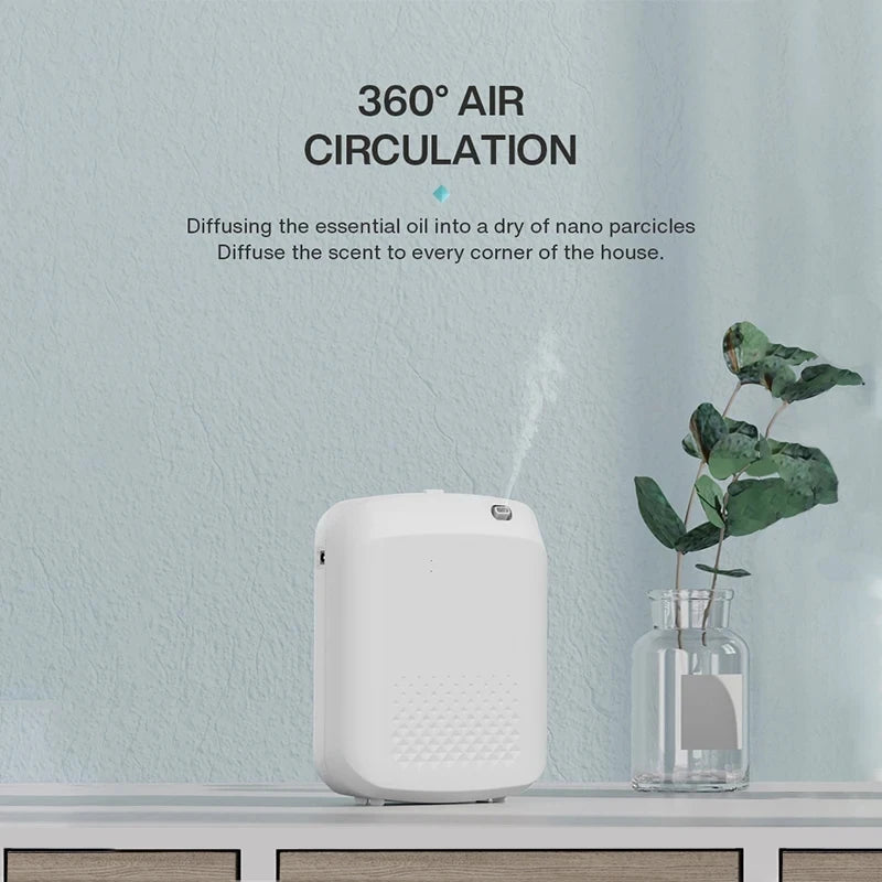 Waterless Fragrance Diffuser 300ml WIFI Control Flavoring Diffuser Timer Function Air Freshener Smell Distributor For Home Hotel - Shopfly.co.uk