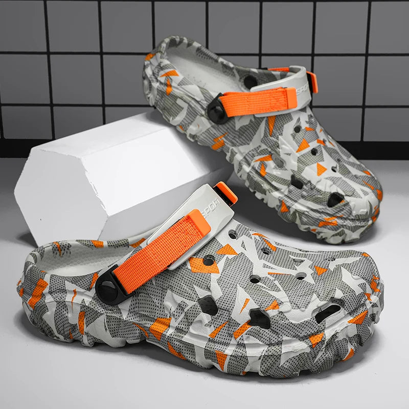 Origin Men Slipper Summer Beach Clogs Indoor House Water Shoes Sneaker Casual Sports Shoes for Men Slipper Sandals Flip Flop - Shopfly.co.uk