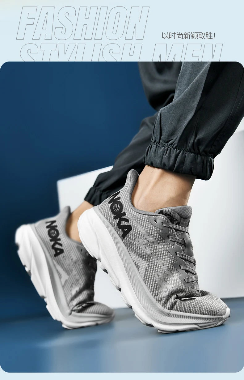 Men Sports Running Shoes Casual Carbon Plate Marathon Breathable Lightweight Women's Comfortable Athletic Nonskid Sneakers - Shopfly.co.uk