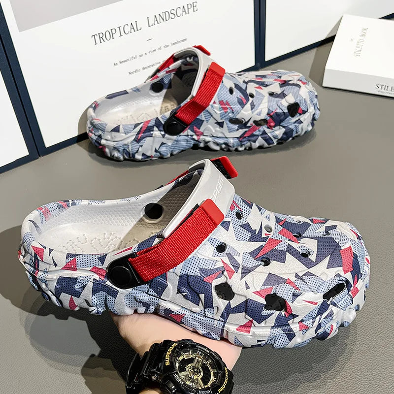 Origin Men Slipper Summer Beach Clogs Indoor House Water Shoes Sneaker Casual Sports Shoes for Men Slipper Sandals Flip Flop - Shopfly.co.uk