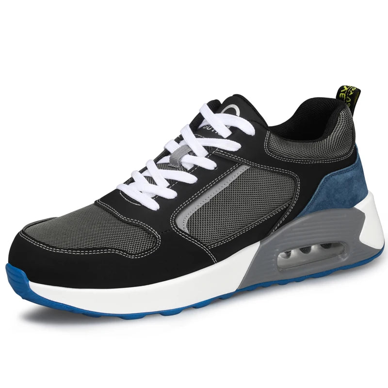 Fashion Security Shoes For Men Women Work Shoes Anti-smash Steel Toe Shoes Anti-puncture Protective Shoes Air Cushion Sneakers - Shopfly.co.uk