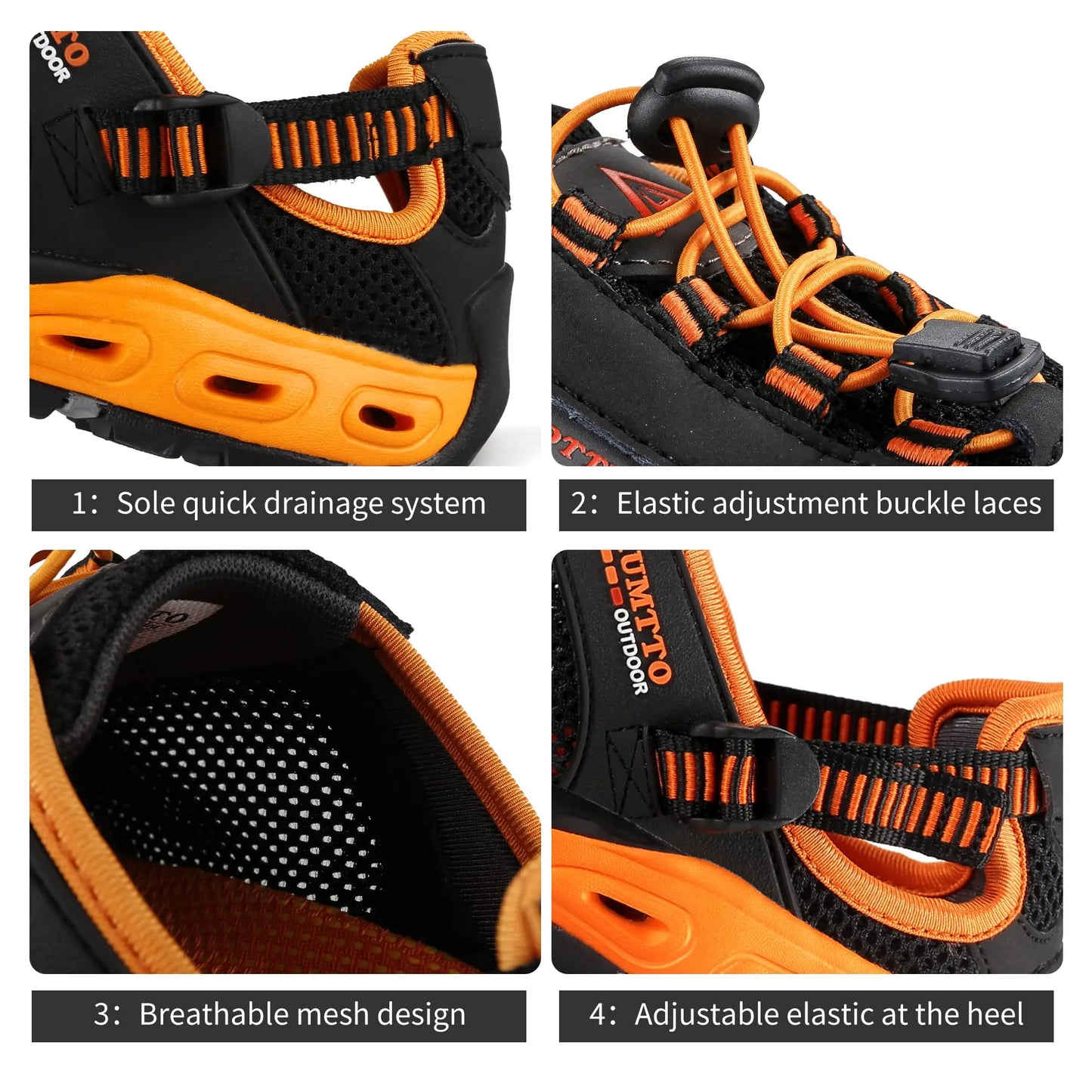 HUMTTO Summer Wading Hiking Shoes for Men Outdoor Man Sneakers Breathable Quick Drying Sports Trekking Beach Barefoot Mens Shoes - Shopfly.co.uk