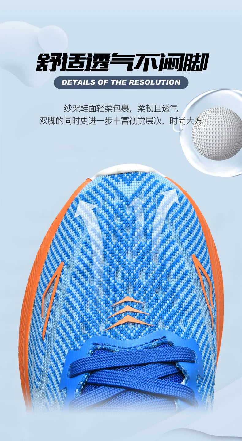Men Sports Running Shoes Casual Carbon Plate Marathon Breathable Lightweight Women's Comfortable Athletic Nonskid Sneakers - Shopfly.co.uk