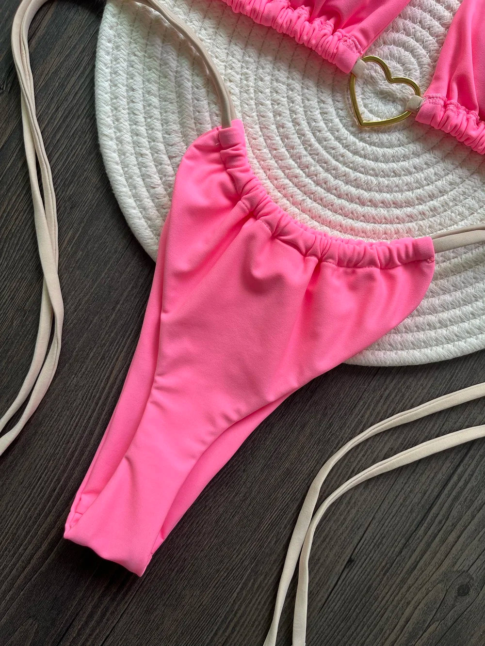 RUOTONSEPT Sexy Halter Solid color Bikini Set Women's Swimsuit Two-piece Triangle Thong Swimwear Bathing Suit Brazilian Biquinis - Shopfly.co.uk
