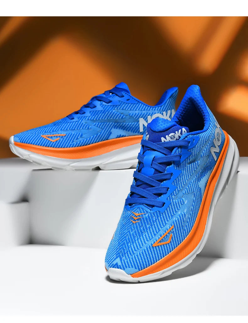Men Sports Running Shoes Casual Carbon Plate Marathon Breathable Lightweight Women's Comfortable Athletic Nonskid Sneakers - Shopfly.co.uk