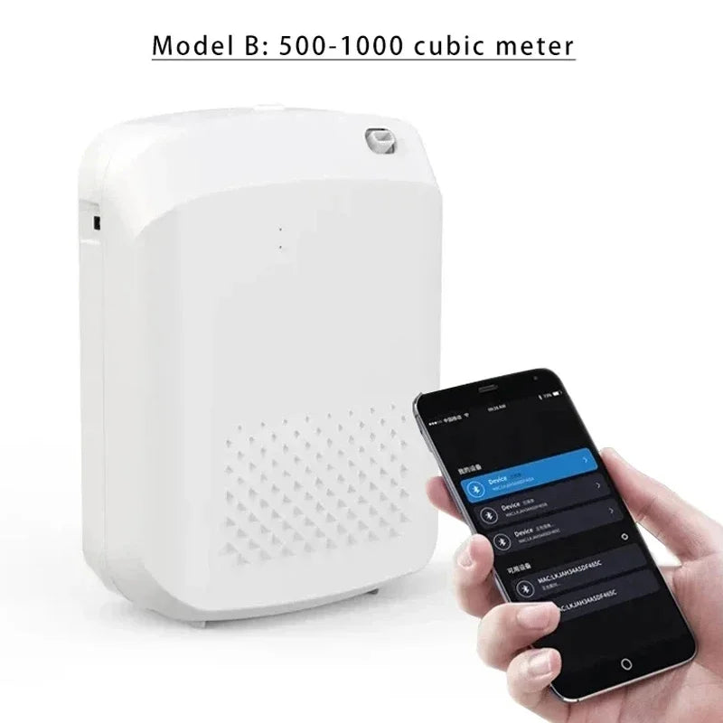 Waterless Fragrance Diffuser 300ml WIFI Control Flavoring Diffuser Timer Function Air Freshener Smell Distributor For Home Hotel - Shopfly.co.uk