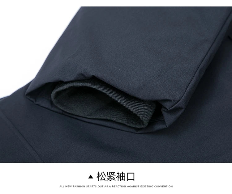 Business Men Thick Winter Big Hood Collar Warm Parka Waterproof Windproof NEW -40 Degrees Top Quality White Duck Down Jacket Men - Shopfly.co.uk