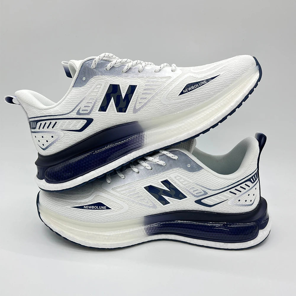 Sports Shoes for Men Mesh Breathable Comfortable Outdoor Sports Trendy Lace-up Sneakers 2025 New Casual Running Shoes for Man - Shopfly.co.uk