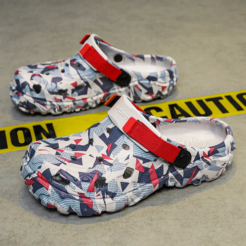 Origin Men Slipper Summer Beach Clogs Indoor House Water Shoes Sneaker Casual Sports Shoes for Men Slipper Sandals Flip Flop - Shopfly.co.uk