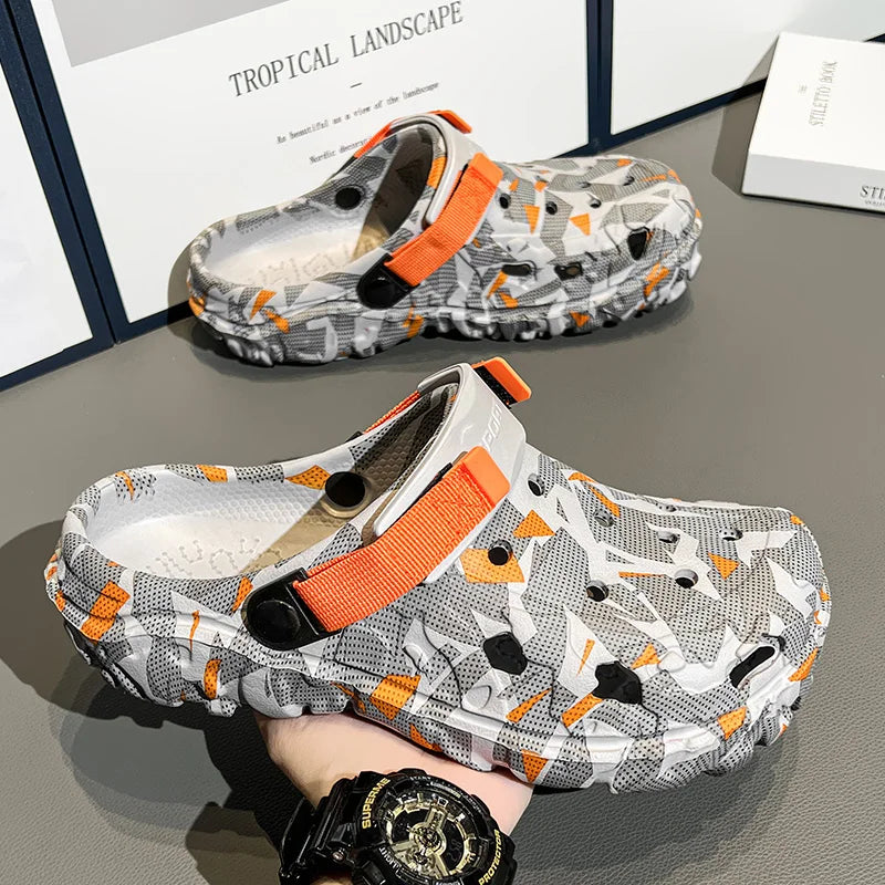 Origin Men Slipper Summer Beach Clogs Indoor House Water Shoes Sneaker Casual Sports Shoes for Men Slipper Sandals Flip Flop - Shopfly.co.uk