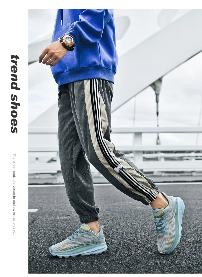 Men Sports Running Shoes Casual Carbon Plate Marathon Breathable Lightweight Women's Comfortable Athletic Nonskid Sneakers - Shopfly.co.uk