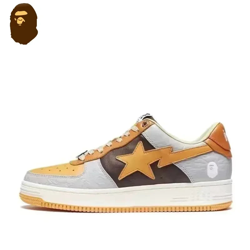 A BATHING APE Bape Sta X Marvel Hero Collection Co Branded Niche Street Vibe Fashion Casual Board Shoes Trend Shoes - Shopfly.co.uk