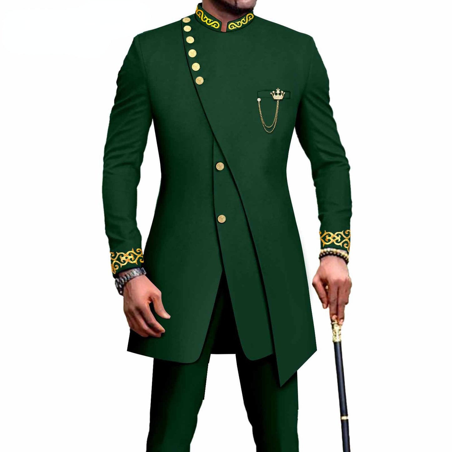 New Casual Men's Suit Slim Two-piece Set Costume Homme Suits for Costume Homme Pour Mariage Terno Masculino Completo - Shopfly.co.uk