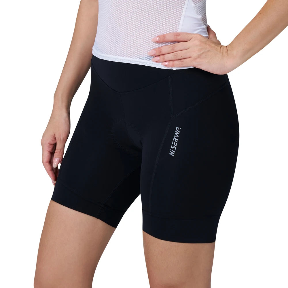 HISERWA Women Cycling Shorts High Quality MTB Bike Shorts 6 Hours Riding Shockproof Pad Breathable Lycra Sports Bicycle Tights - Shopfly.co.uk