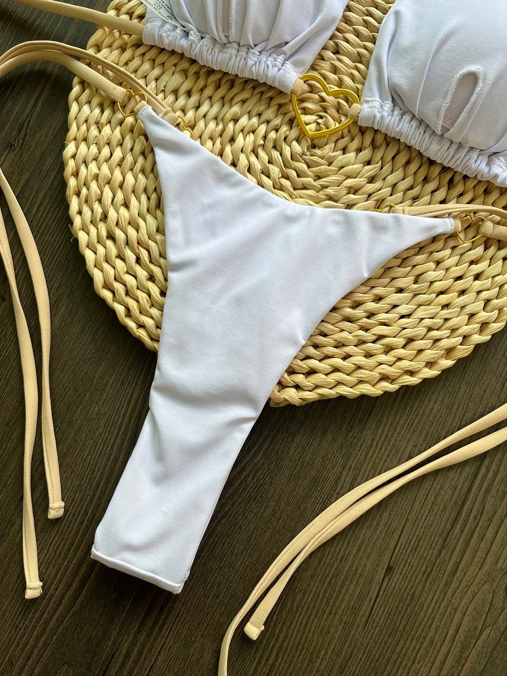 RUOTONSEPT Sexy Halter Solid color Bikini Set Women's Swimsuit Two-piece Triangle Thong Swimwear Bathing Suit Brazilian Biquinis - Shopfly.co.uk