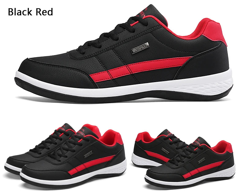 New Leather Men's Shoes, Sports Shoes, Fashion, Brisk Walking, Luxury Shoes, Breathable, Anti Slip, Casual Vulcanized Shoes38-46 - Shopfly.co.uk