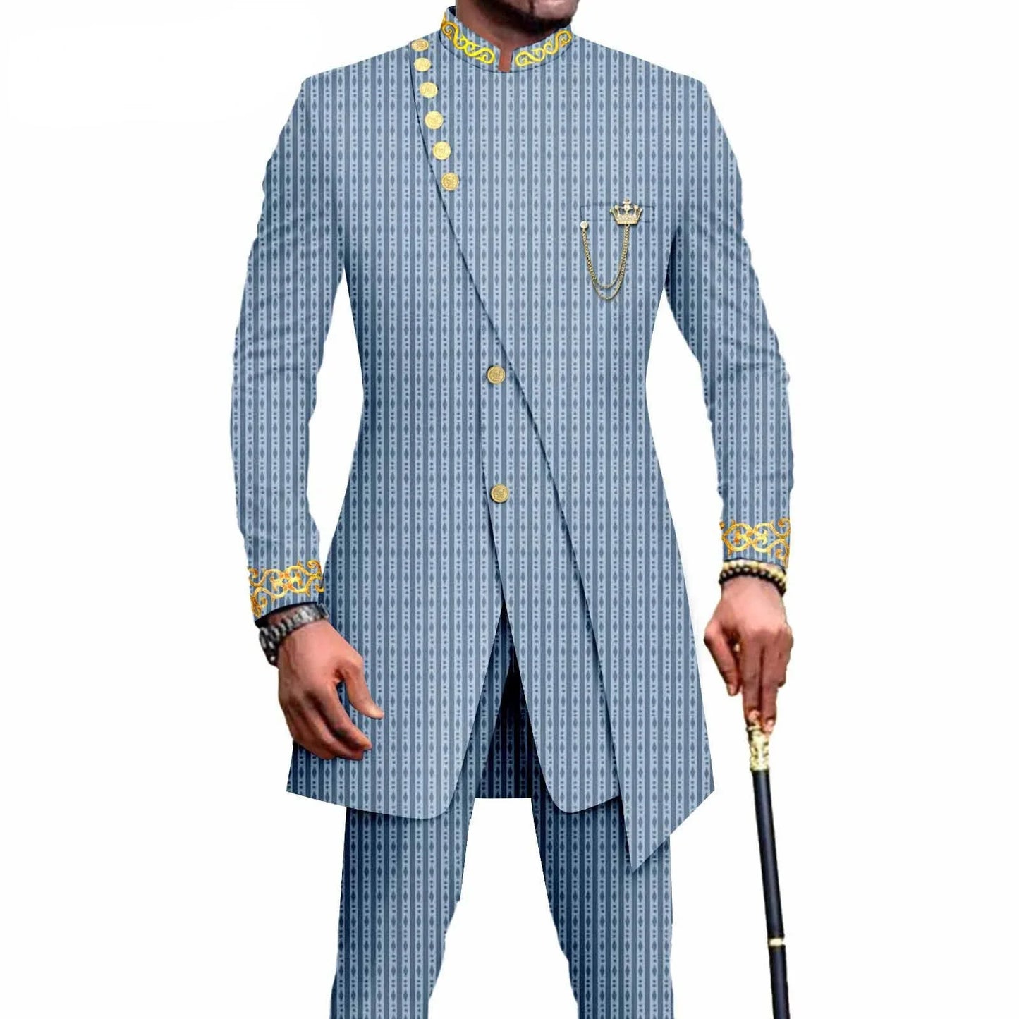 New Casual Men's Suit Slim Two-piece Set Costume Homme Suits for Costume Homme Pour Mariage Terno Masculino Completo - Shopfly.co.uk